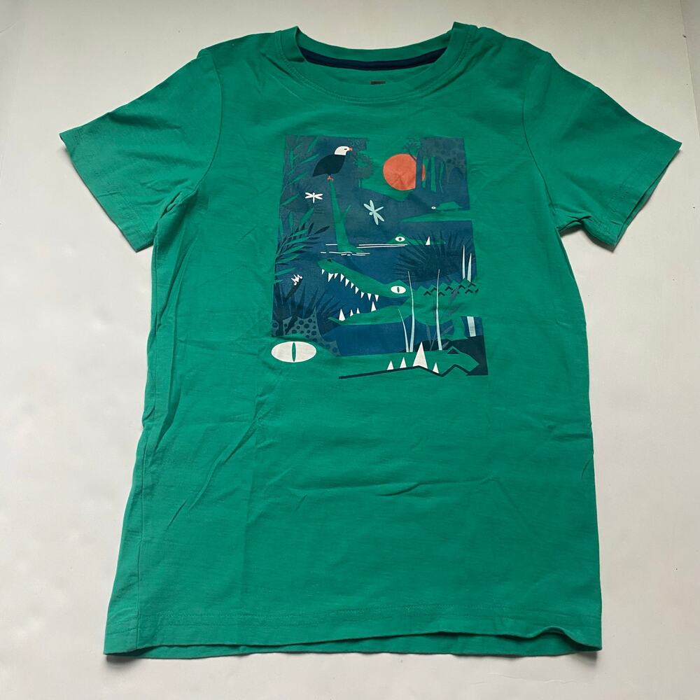 Tea Collection Aligator Graphic Short Sleeve Tee Shirt